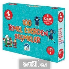 4 Sınıf 100 Temel Eserden Seçmeler Set 1 - 5 Kitap Takım - Kolektif