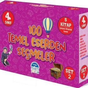 4 Sınıf 100 Temel Eserden Seçmeler Set 1 - 5 Kitap Takım - Kolektif