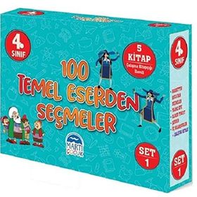 4 Sınıf 100 Temel Eserden Seçmeler Set 1 - 5 Kitap Takım - Kolektif