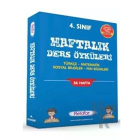 4. Sınıf 36 Hafta Haftalık Ders Öyküleri Föyleri Metafor Yayınları