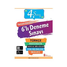 4. Sınıf 6 lı Deneme Sınavı - Ata Yayınları