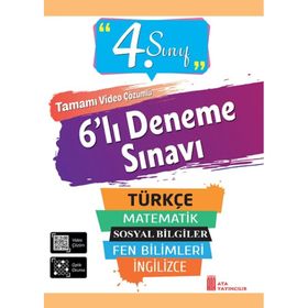 4. Sınıf 6'lı Poşet Deneme Sınavı Ata Yayıncılık