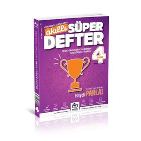4 Sınıf Akıllı Süper Defter Tüm Dersler