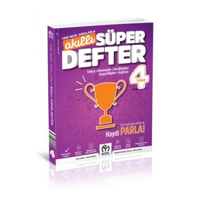 4 Sınıf Akıllı Süper Defter Tüm Dersler