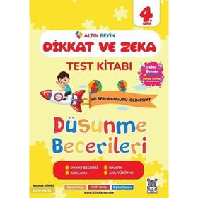 4. Sınıf Altın Beyin Dikkat ve Zeka Kitabı