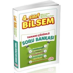 4. Sınıf Bilsem Çözümlü Soru Bankası Editör Yayınları