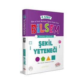 4. Sınıf Bilsem Hazırlık Şekil Yeteneği Tamamı Çözümlü - Editör Yayınları