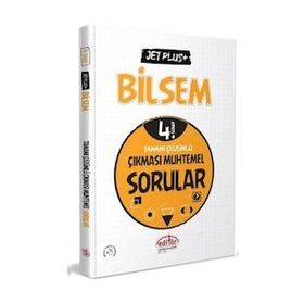 4. Sınıf Bilsem Jet Plus+ Tamamı Çözümlü Çıkması Muhtemel Sorular - Editör Yayınları
