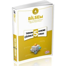 4. Sınıf Bilsem Tamamı Çözümlü 5 Deneme Sınavı - Editör Yayınları Komisyon