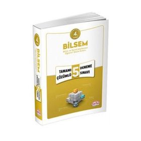 4. Sınıf Bilsem Tamamı Çözümlü 5 Deneme Sınavı - Editör Yayınları Komisyon