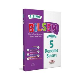 4. Sınıf Bilsem Tamamı Çözümlü 5 Fasikül Deneme Sınavı - Editör Yayınları