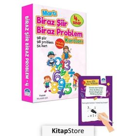 4 Sınıf Biraz Şiir Biraz Problem Kartları - Mustafa Işık