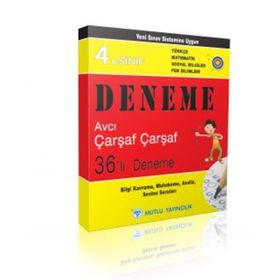 4. Sınıf Çarşaf Çarşaf 36'lı Deneme Mutlu Yayınları