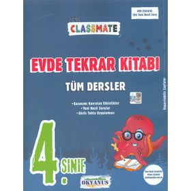 4.Sınıf Classmate Tüm Dersler Evde Tekrar Kitabı Okyanus Yayıncılık