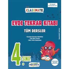 4.Sınıf Classmate Tüm Dersler Evde Tekrar Kitabı Okyanus Yayıncılık