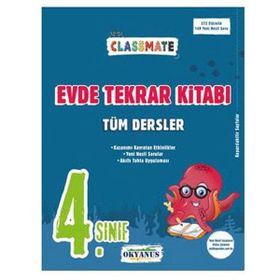 4.Sınıf Classmate Tüm Dersler Evde Tekrar Kitabı Okyanus Yayıncılık
