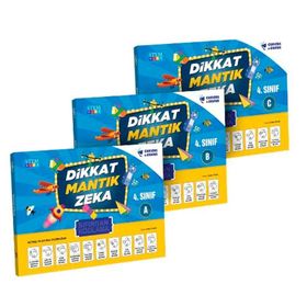 4. Sınıf Dikkat Mantık Zeka Sıfırdan Kodlama Seti-Curious&Genius Yayınları
