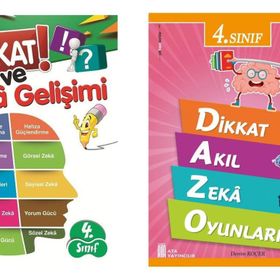 4. Sınıf Dikkat ve Zeka Gelişimi+ Dikkat Akıl ve Zeka Oyunları-Ata Yayıncılık