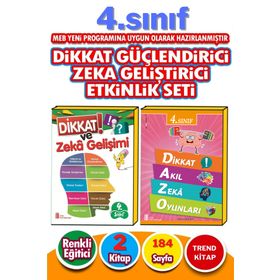 4. Sınıf Dikkat ve Zeka Gelişimi+ Dikkat Akıl ve Zeka Oyunları-Ata Yayıncılık