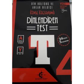 4. Sınıf Din Kültürü ve Ahlak Bilgisi Dinlendiren Test-Eker Test Yayınları