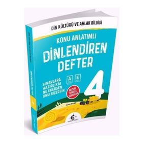 4. Sınıf Din Kültürü ve Ahlak Bilgisi Dinlendiren Test-Eker Test Yayınları