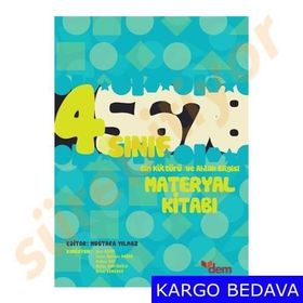 4. Sınıf Din Kültürü ve Ahlak Bilgisi Materyal Kitabı Kolektif Dem Yayınları