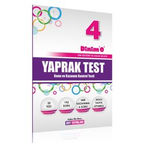 4. Sınıf Din Kültürü ve Ahlak Bilgisi Yaprak Test - kollektif