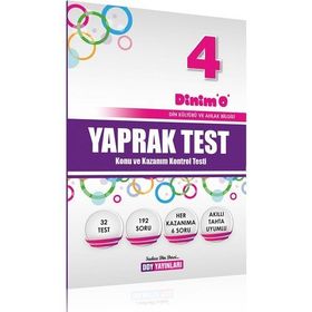 4. Sınıf Din Kültürü ve Ahlak Bilgisi Yaprak Test - kollektif