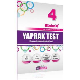 4. Sınıf Din Kültürü ve Ahlak Bilgisi Yaprak Test - kollektif