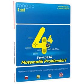 4. Sınıf Dört Dörtlük Matematik-Tonguç Akademi Yayınları
