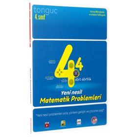 4. Sınıf Dört Dörtlük Matematik-Tonguç Akademi Yayınları