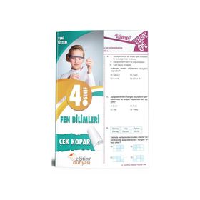4. Sınıf Fen Bilimleri Çek Kopar Yaprak Test Benim Hocam Yayınları