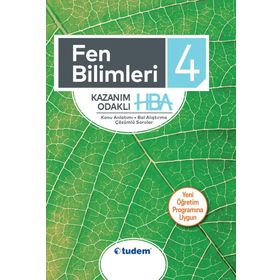 4. Sınıf Fen Bilimleri Konu Anlatımlı HBA - Tudem Yayınları