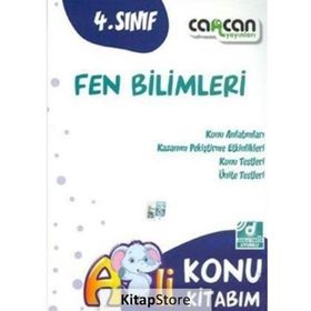 4. Sınıf Fen Bilimleri Konu Kitabı Kollektif Cancan Yayınları