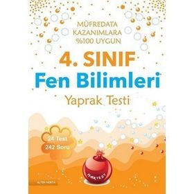 4. Sınıf Fen Bilimleri Yaprak Test-Zeka Küpü Yayınları