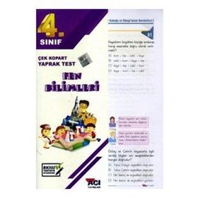 4. Sınıf Fen Bilimleri Yaprak Test-Zeka Küpü Yayınları