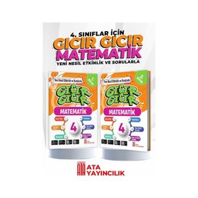 4. Sınıf Gıcır Gıcır Matematik 1 ve 2. Kitap Ata Yayıncılık