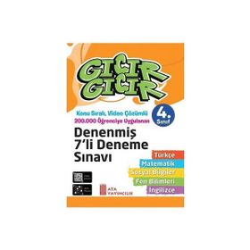 4. Sınıf Gıcır Gıcır Tüm Dersler Denenmiş 7'li Deneme Sınavı - Ata Yayıncılık