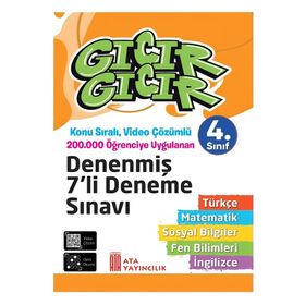 4. Sınıf Gıcır Gıcır Tüm Dersler Denenmiş 7'li Deneme Sınavı - Ata Yayıncılık