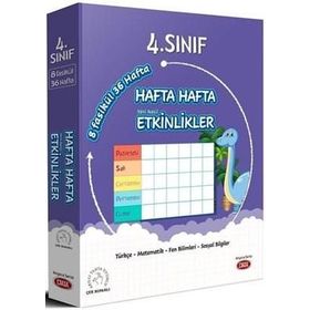 4. Sınıf Hafta Hafta Etkinlikler 8 Fasikül Data Yayınları