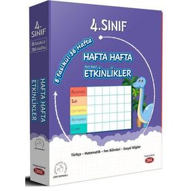 4. Sınıf Hafta Hafta Etkinlikler 8 Fasikül Data Yayınları