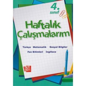 4. Sınıf Haftalık Çalışmalarım 32 Hafta-Batı Akademi Yayınları