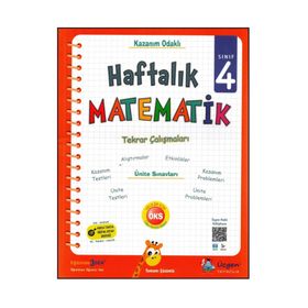 4. Sınıf Haftalık Matematik Tekrar Çalışmaları Üçgen Yayıncılık