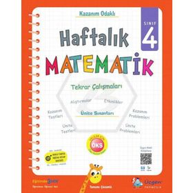 4. Sınıf Haftalık Matematik Tekrar Çalışmaları Üçgen Yayıncılık