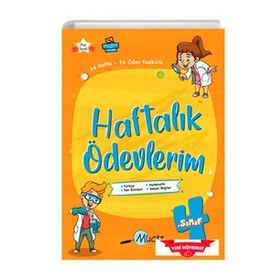 4. Sınıf Haftalık Ödevlerim - Mucit Yayınları