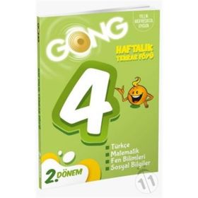 4. Sınıf Haftalık Tekrar Föyü 2. Dönem-Gong Yayınları