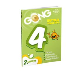 4. Sınıf Haftalık Tekrar Föyü 2. Dönem-Gong Yayınları