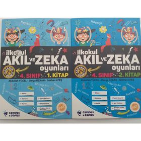 4. Sınıf İlkokul Akıl ve Zeka Oyunları Seti - Curious&Genius Yayınları