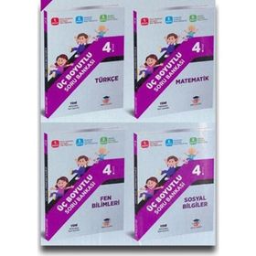 4.Sınıf İngilizce 3 Boyutlu Soru Bankası Seti-Zeka Küpü Yayınları