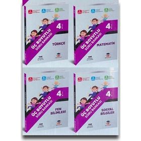 4.Sınıf İngilizce 3 Boyutlu Soru Bankası Seti-Zeka Küpü Yayınları